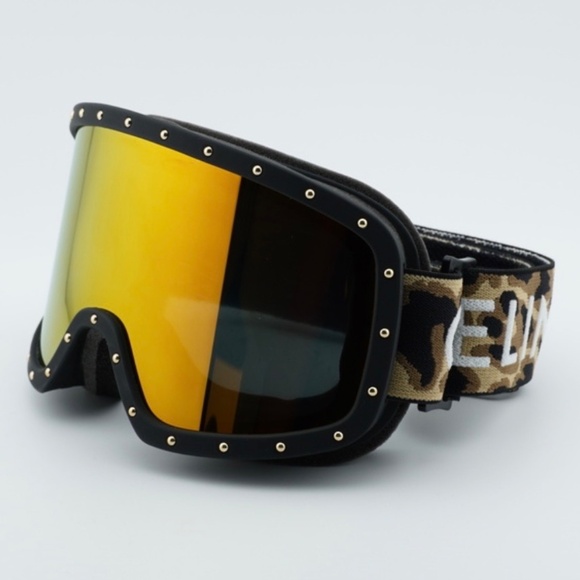 New! Celine Ski Mask C40196U 99C, Gold Mirror, Authentic - Picture 2 of 16